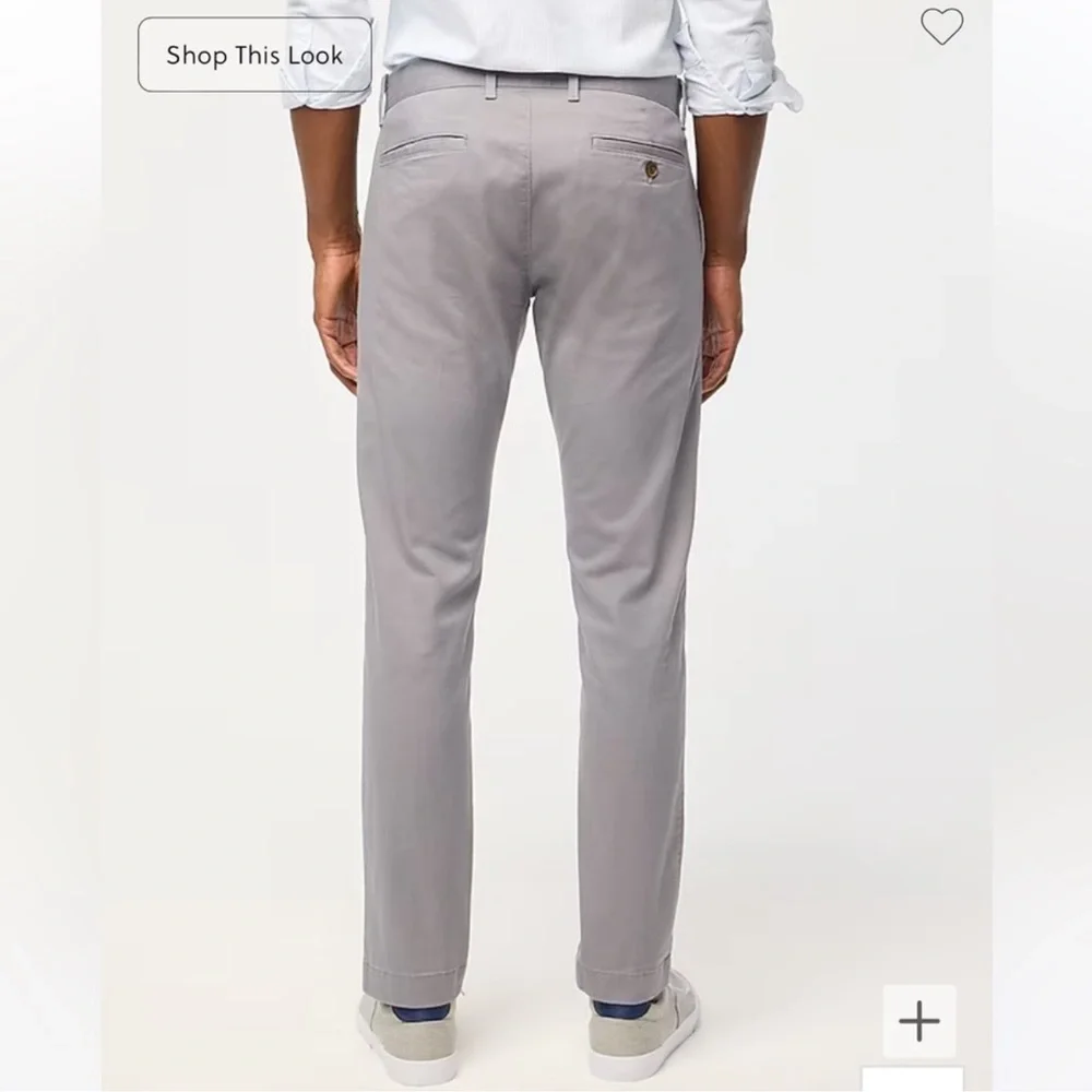 J. CREW Slim-fit flex chino pant in Slate Gray Size 34